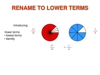 rename to lower terms