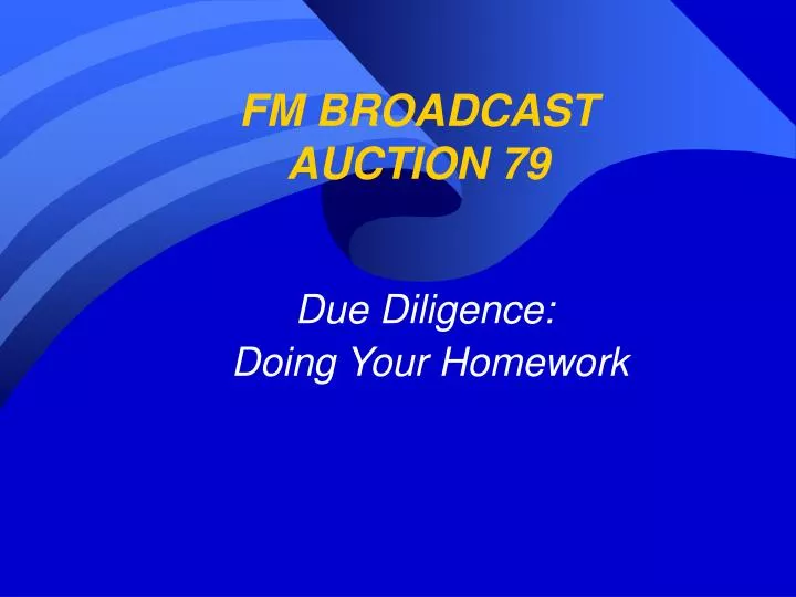 fm broadcast auction 79