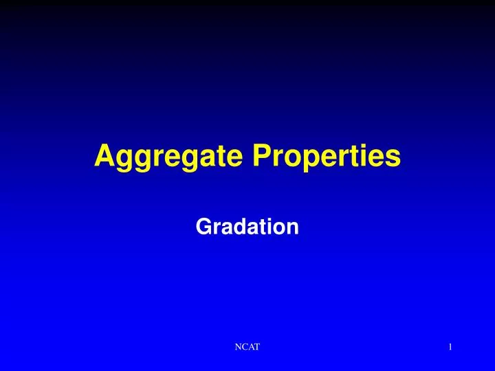 aggregate properties