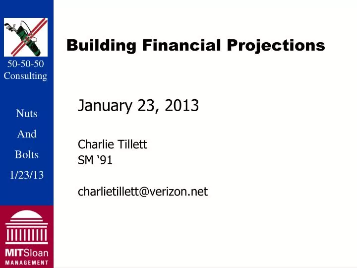 building financial projections