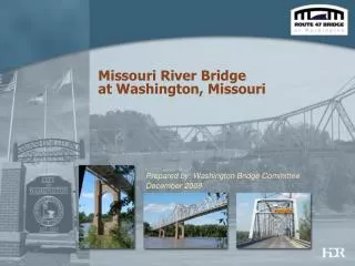 Missouri River Bridge at Washington, Missouri