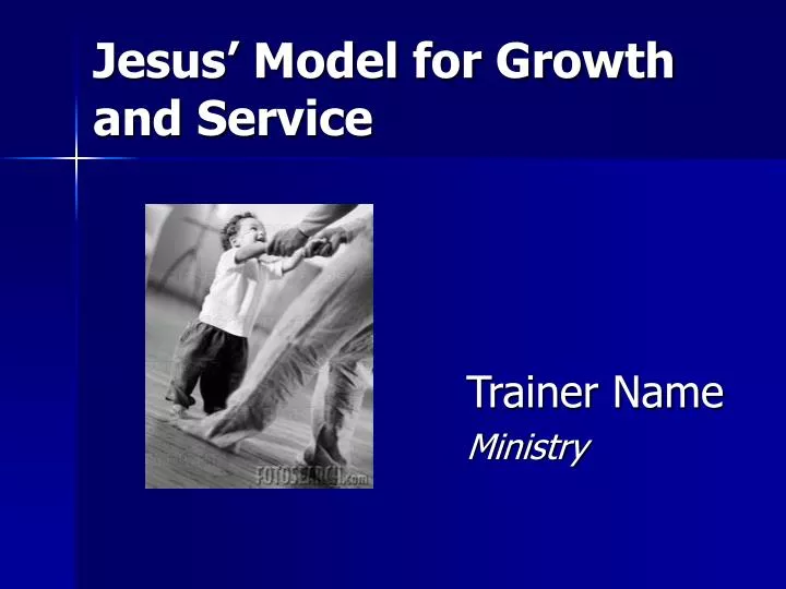 jesus model for growth and service