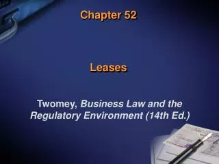Chapter 52 Leases
