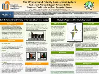 The Wraparound Fidelity Assessment System Psychometric Analyses to Support Refinement of the