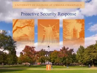 Proactive Security Response