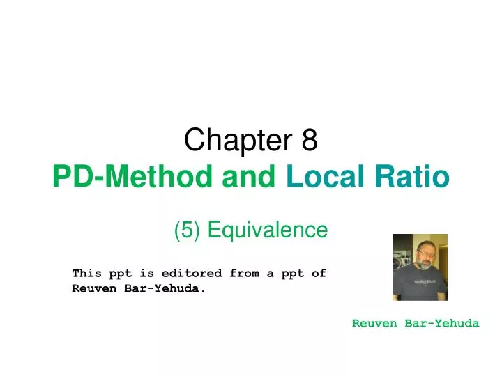 chapter 8 pd method and local ratio