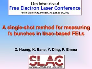 A single-shot method for measuring fs bunches in linac-based FELs