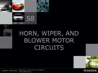 HORN, WIPER, AND BLOWER MOTOR CIRCUITS