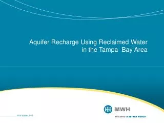Aquifer Recharge Using Reclaimed Water in the Tampa Bay Area