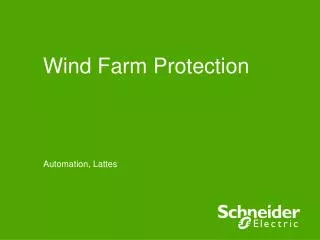 Wind Farm Protection