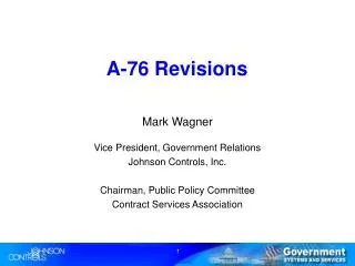 A-76 Revisions