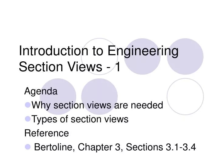 introduction to engineering section views 1