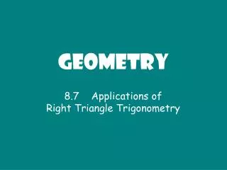 Geometry