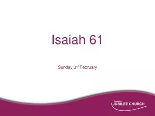Isaiah 61