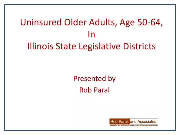 uninsured older adults age 50 64 in illinois state legislative districts