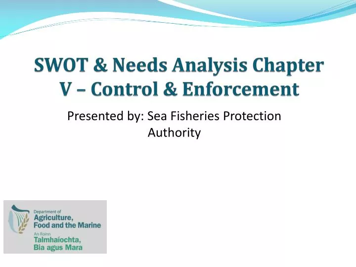 swot needs analysis chapter v control enforcement