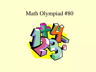 Math Olympiad #80