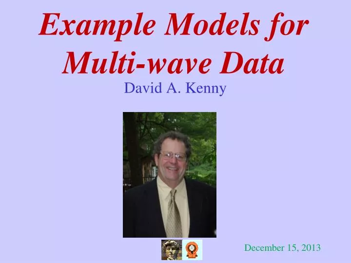 example models for multi wave data