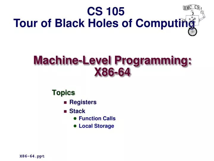 machine level programming x86 64