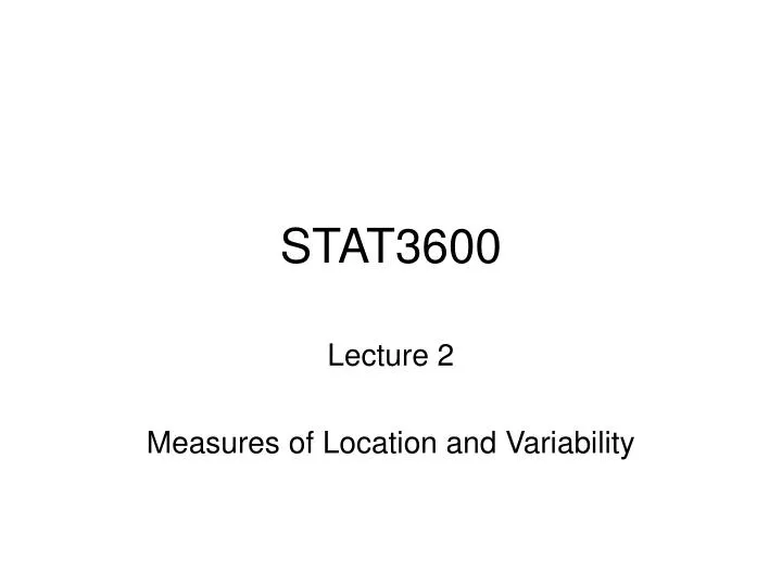 stat3600
