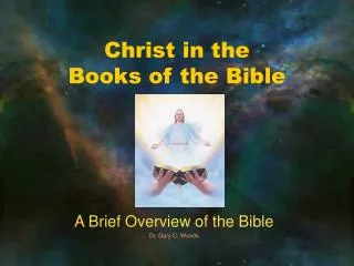 Christ in the Books of the Bible