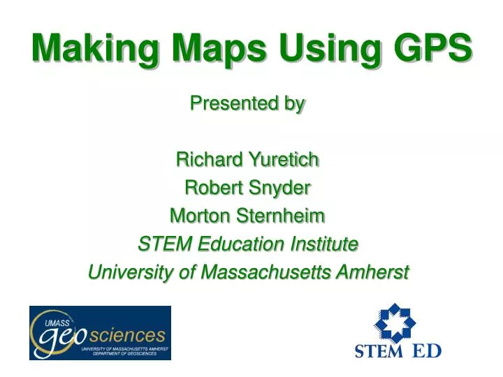 making maps using gps