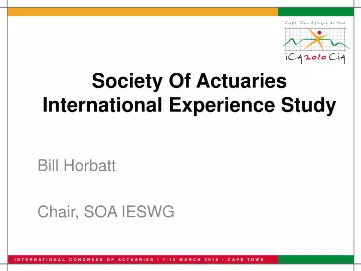 society of actuaries international experience study