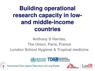 Building operational research capacity in low- and middle-income countries