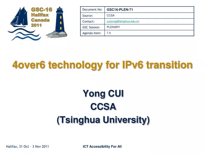 4 over6 technology for ipv6 transition