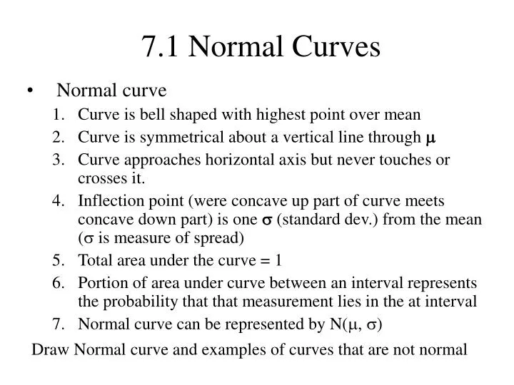 7 1 normal curves