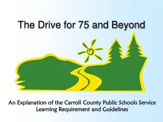 The Drive for 75 and Beyond