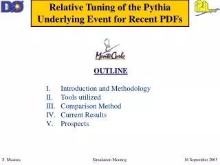 Relative Tuning of the Pythia Underlying Event for Recent PDFs