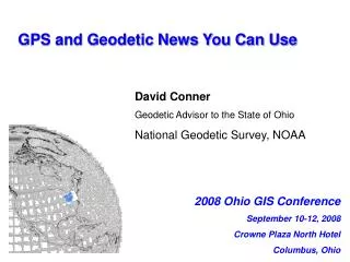 GPS and Geodetic News You Can Use