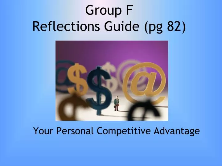 group f reflections guide pg 82