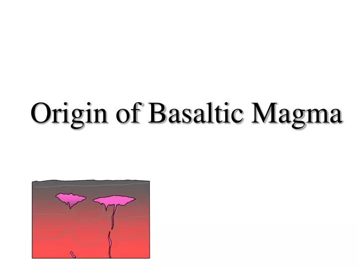 origin of basaltic magma