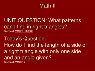 math ii