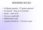 Innovative Football Rules Experiment for More Dynamic Play - slide 1