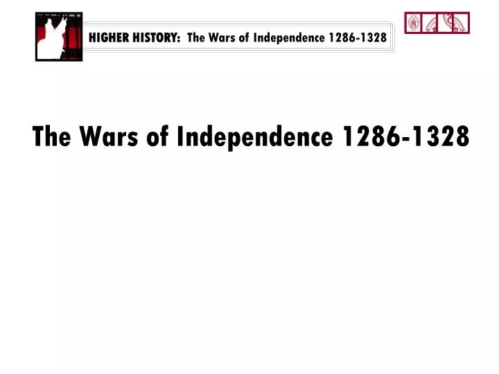 the wars of independence 1286 1328