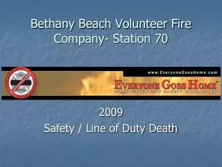 Bethany Beach Volunteer Fire Company- Station 70