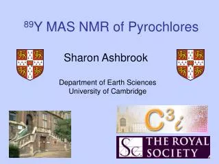 89 Y MAS NMR of Pyrochlores