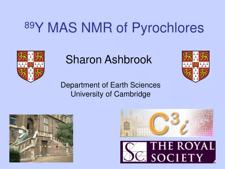 89 y mas nmr of pyrochlores