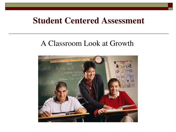 student centered assessment
