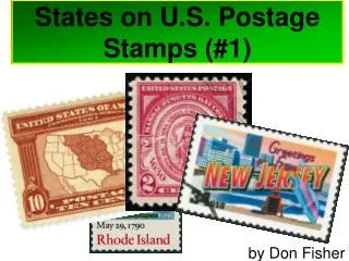 States on U.S. Postage Stamps (#1)