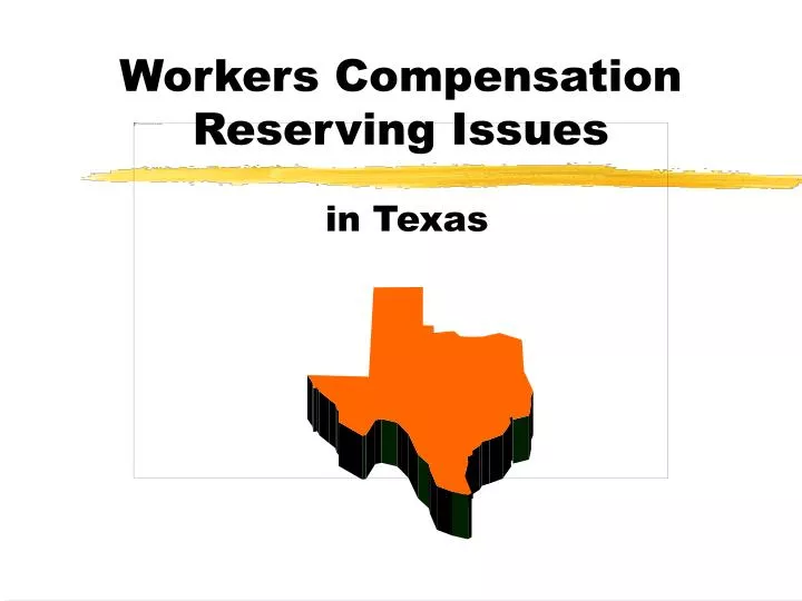 workers compensation reserving issues