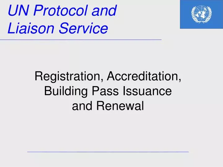 registration accreditation building pass issuance and renewal