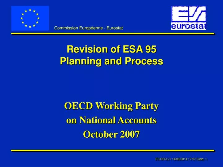 revision of esa 95 planning and process