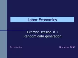 labor economics