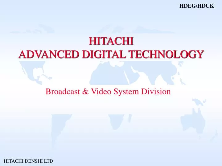 hitachi advanced digital technology