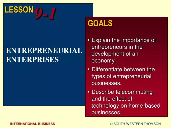 entrepreneurial enterprises
