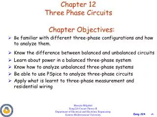 Chapter 12 Three Phase Circuits